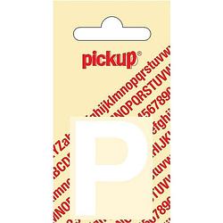 Foto van Plakletter helvetica 40 mm sticker witte letter p