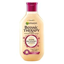 Foto van Botanic therapy shampoo versterkt haar brosse castor olie en amandel 250ml