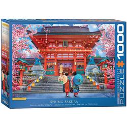 Foto van Eurographics puzzel asia house - david mclean - 1000 stukjes