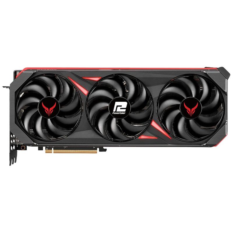 Foto van Powercolor videokaart amd radeon rx 7700 xt red devil 12 gb gddr6-sdram pcie x16 hdmi, displayport rgb-verlichting