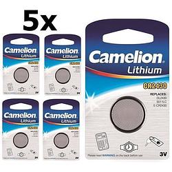 Foto van 5 stuks camelion cr2430 3v lithium knoopcelbatterij
