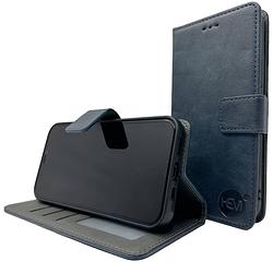 Foto van Hem stylish book case (geschikt voor 15 pro max) iphone 15 pro max hoesje met 3 pasjesuitsnedes + fotovakje