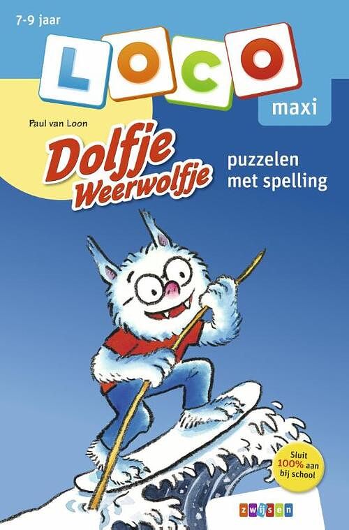 Foto van Loco maxi dolfje weerwolfje puzzelen met spelling - paul van loon - paperback (9789048741571)