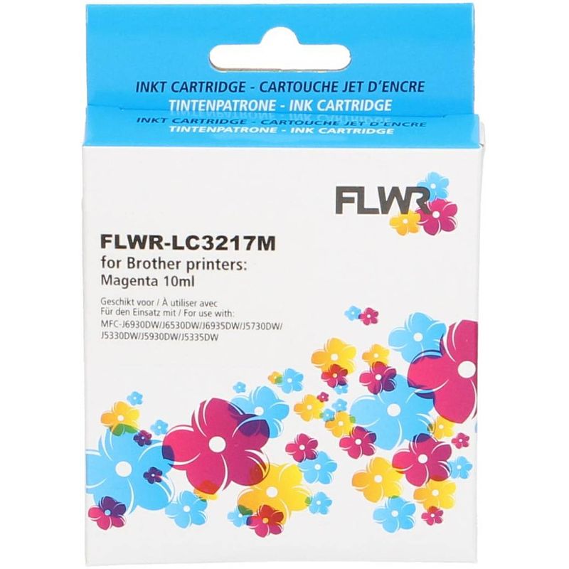 Foto van Flwr brother lc-3217m magenta cartridge