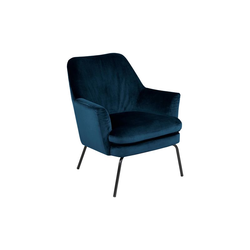 Foto van Chisa fauteuil , loungestoel blauw.