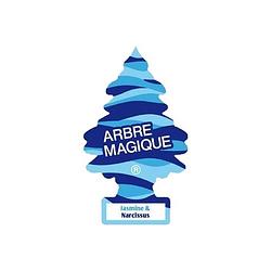 Foto van Arbre magique luchtverfrisser 12 x 7 cm jasmine & narcis blauw
