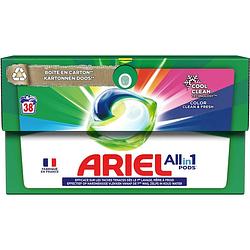 Foto van Ariel all in 1 wasmiddel pods - kleur - 4 x 38 wasbeurten - voordeelverpakking