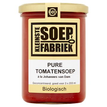 Foto van Kleinstesoepfabriek pure tomatensoep biologisch 400ml bij jumbo