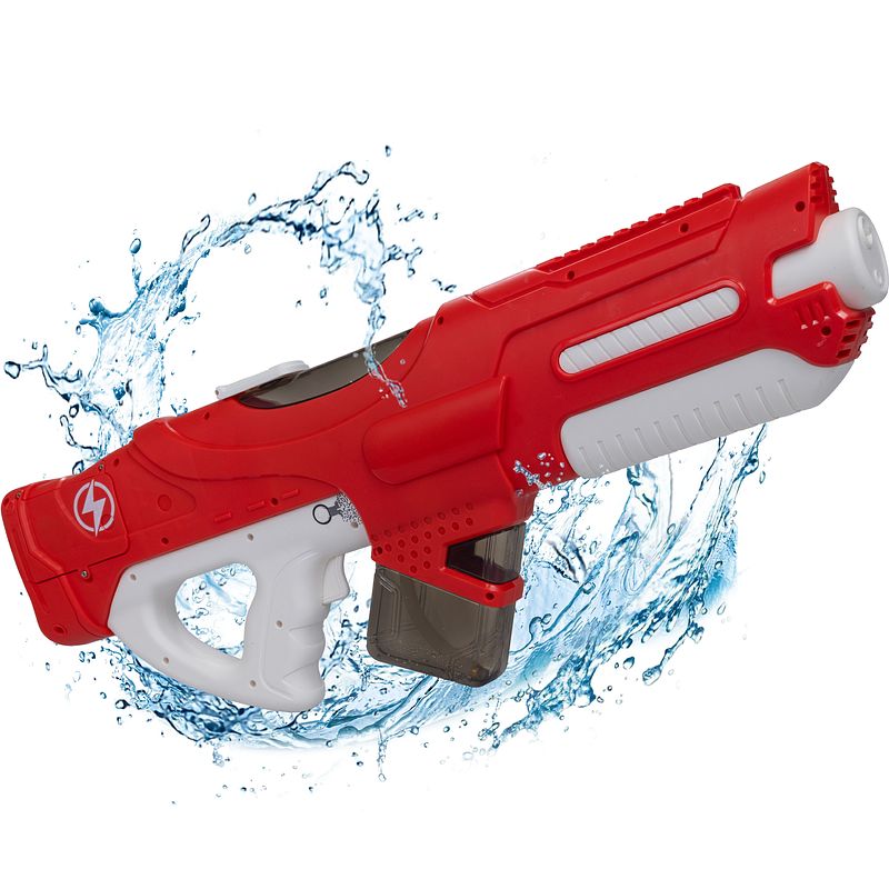 Foto van Elektrisch waterpistool - rood