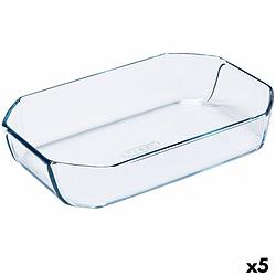 Foto van Ovenschaal pyrex inspiration rechthoekig 30 x 20 x 6,45 cm transparant glas (5 stuks)