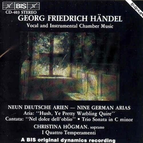 Foto van Händel: neun deutsche arien - cd (7318590004036)