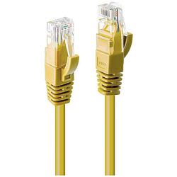 Foto van Lindy 48067 rj45 netwerkkabel, patchkabel cat 6 u/utp 10.00 m geel 1.0 stuk(s)