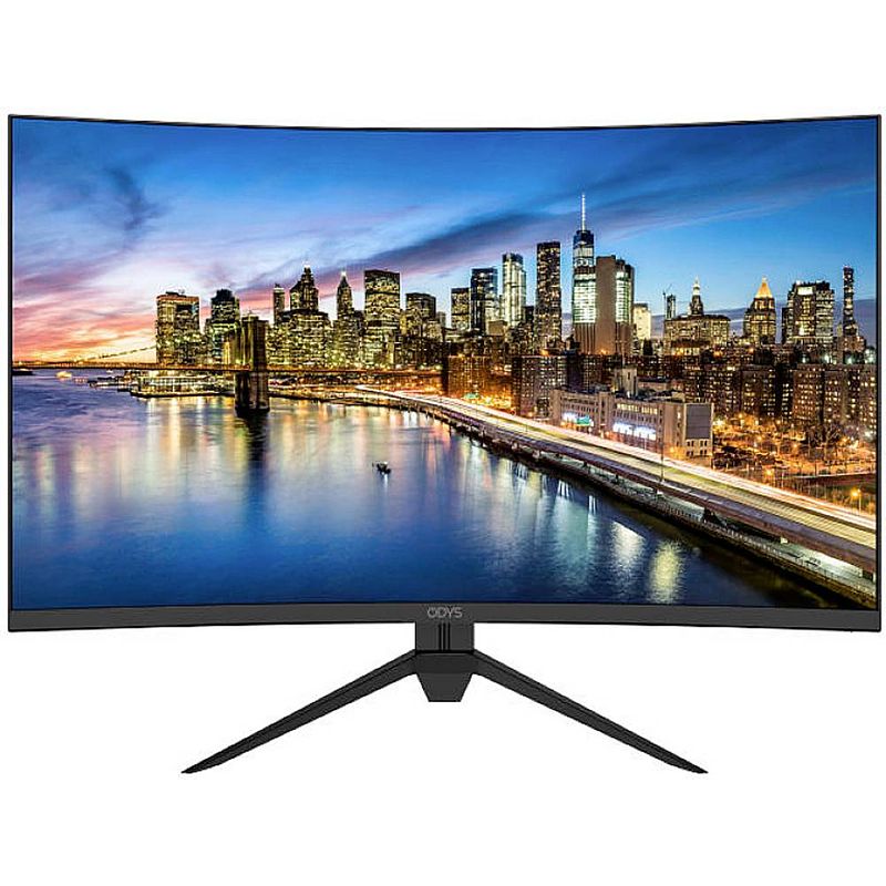 Foto van Odys xp32 curved gaming monitor 81.3 cm (32 inch) energielabel g (a - g) 2560 x 1440 pixel wqhd hdmi, displayport, usb, hoofdtelefoon (3.5 mm jackplug) va led