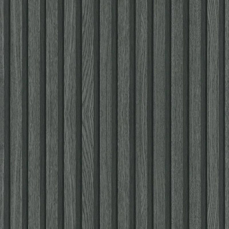 Foto van Noordwand behang botanica wooden slats zwart en grijs