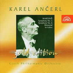 Foto van Martinu: ančerl gold edition 34. martinu: symphony nos.5 & 6, memorial to lidice - cd (0099925369422)