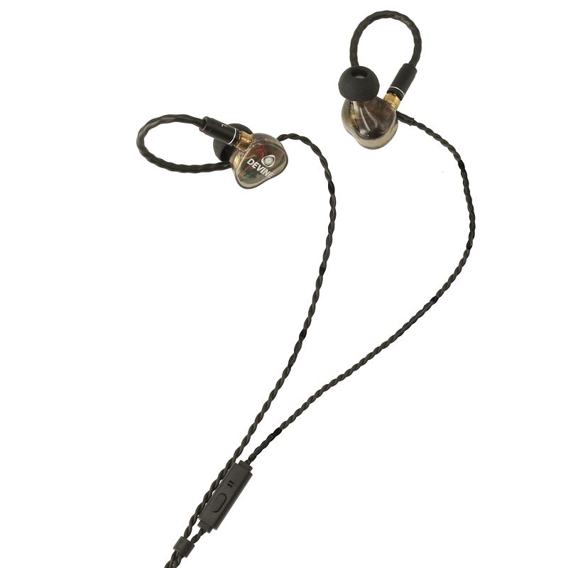 Foto van Devine em-500-bk live tweeweg in-ear monitors zwart