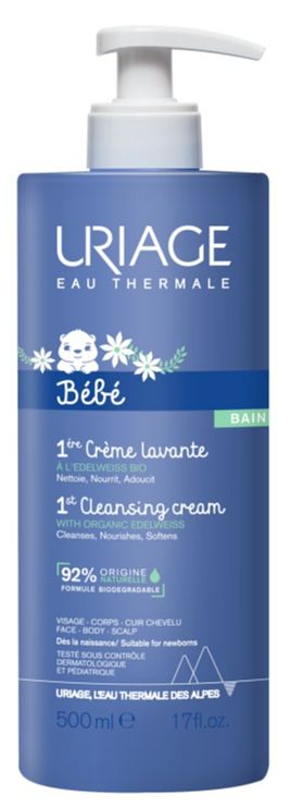 Foto van Uriage baby 1st cleansing cream