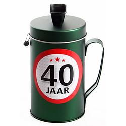 Foto van 40 jaar geworden spaarpot - fopartikelen