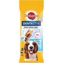 Foto van Pedigree dentastix medium kauwstaaf gebitsverzorgende hondensnack 5 stuks bij jumbo