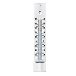 Foto van Thermometer binnen en buiten -39 tot +50 celsius 4 x 21 cm - buitenthermometers