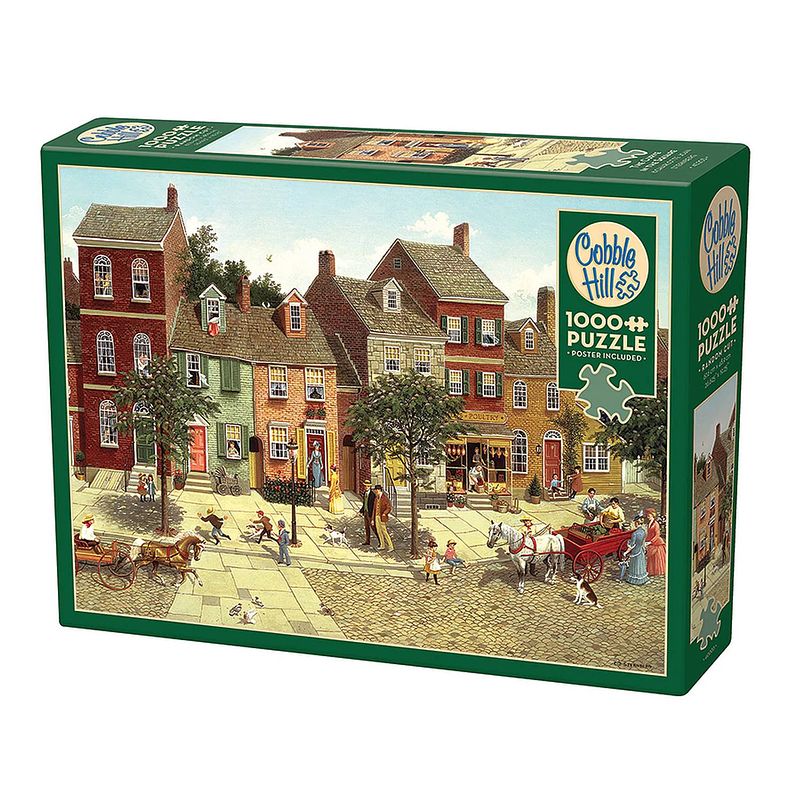 Foto van Cobble hill puzzle 1000 pieces - the curve in the square