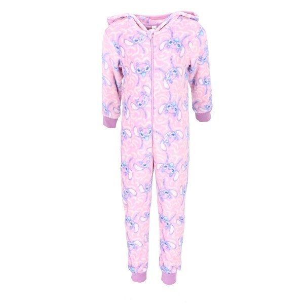 Foto van Onesie lilo & stitch roze maat 122-128