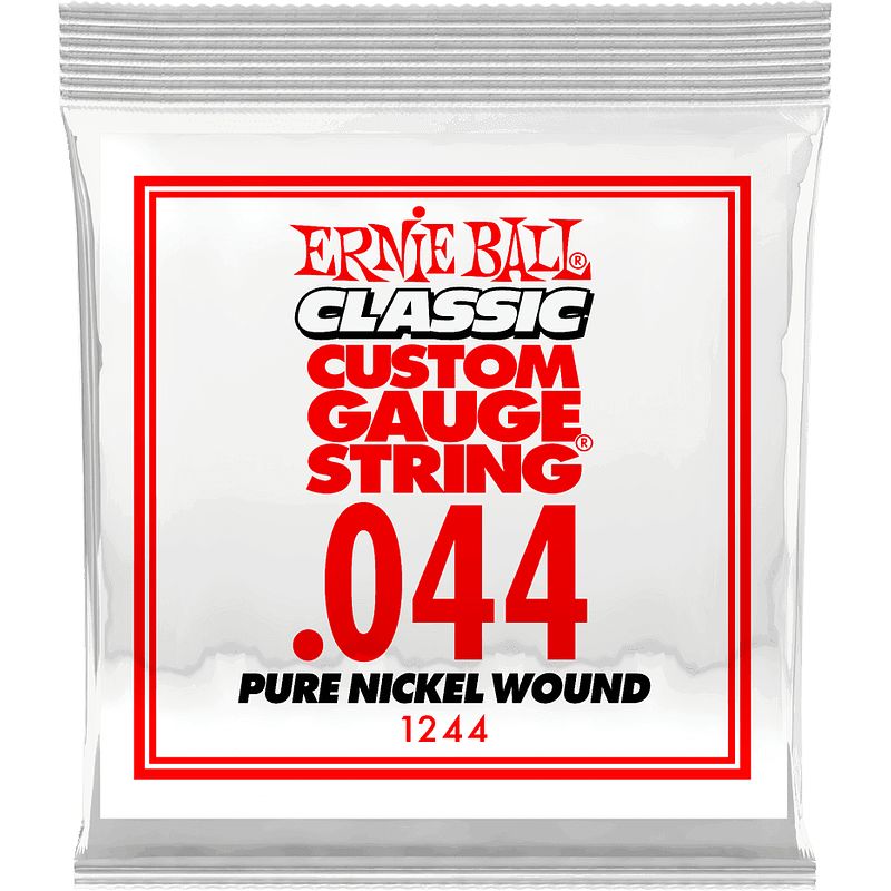 Foto van Ernie ball 1244 .044 classic pure nickel wound losse snaar voor elektrische gitaar