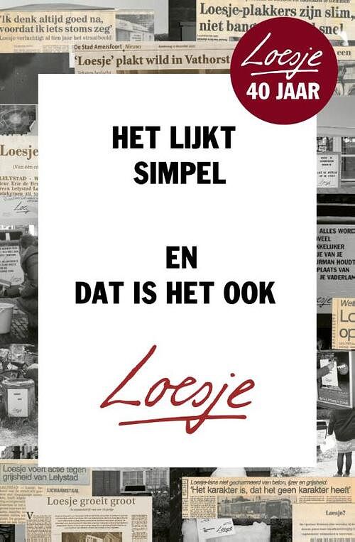 Foto van Het lijkt simpel en dat is het ook - loesje - paperback (9789400516014)