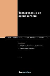 Foto van Transparantie en openbaarheid - a. drahmann - ebook (9789051899382)