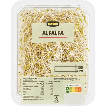 Foto van Jumbo kiemgroente alfalfa 100g