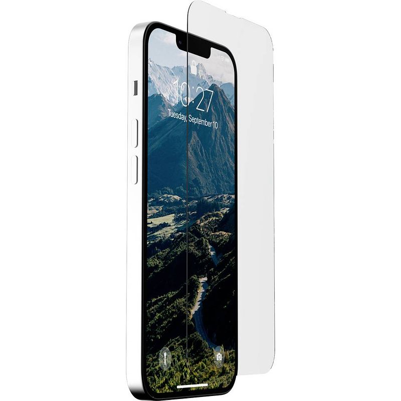 Foto van Urban armor gear tempered glass screenprotector (glas) geschikt voor: iphone 13 pro 1 stuk(s)