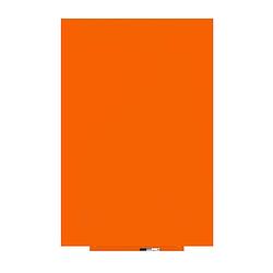 Foto van Skin whiteboard 100x150 cm - oranje
