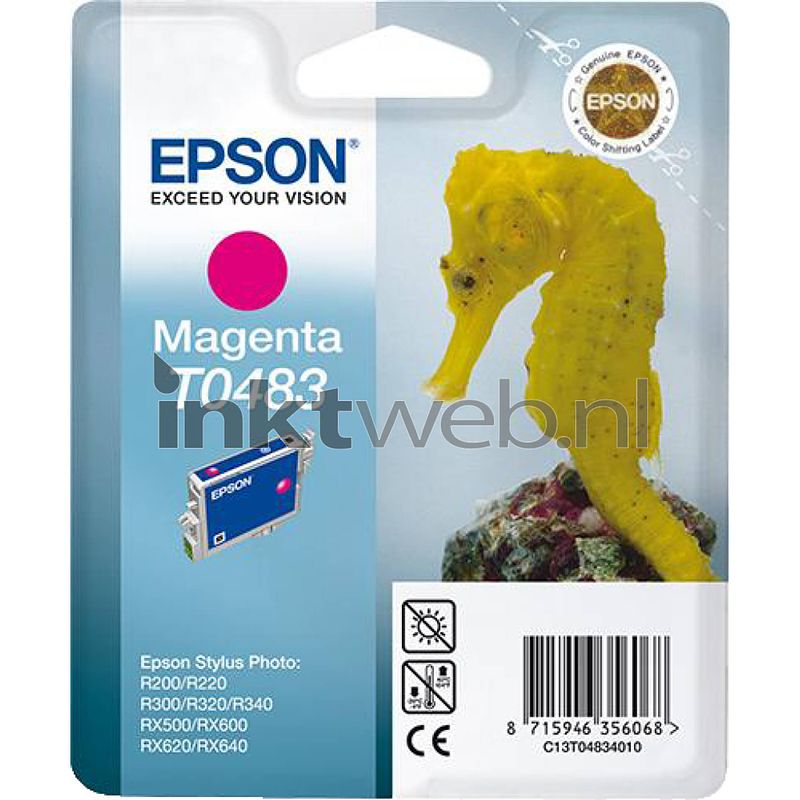 Foto van Epson t0483 magenta cartridge