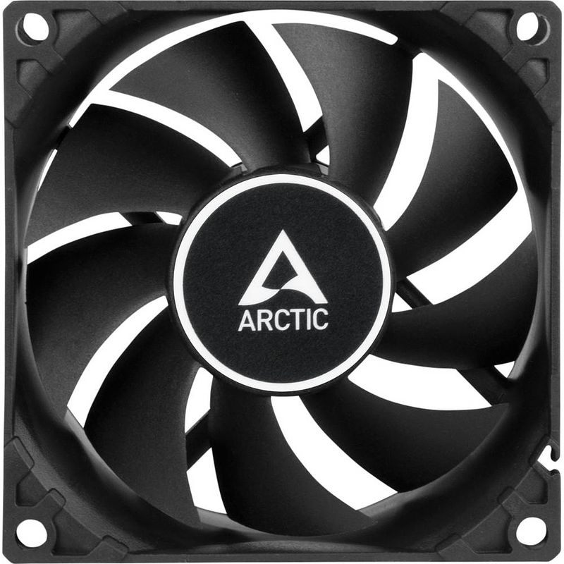 Foto van Arctic f8 pc-ventilator zwart (b x h x d) 80 x 80 x 25 mm