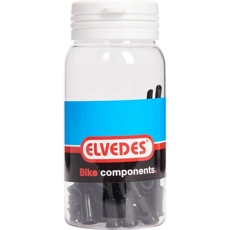 Foto van Ds elvedes kabelhoedje 5.0mm pvc met tip (50)