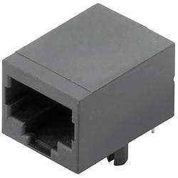 Foto van Weidmüller rj45c5 t1d 3.2n4n rl so rj45-aansluitstekker cat 5 2439040000 bus, inbouw horizontaal aantal polen 8 zwart 260 stuk(s)