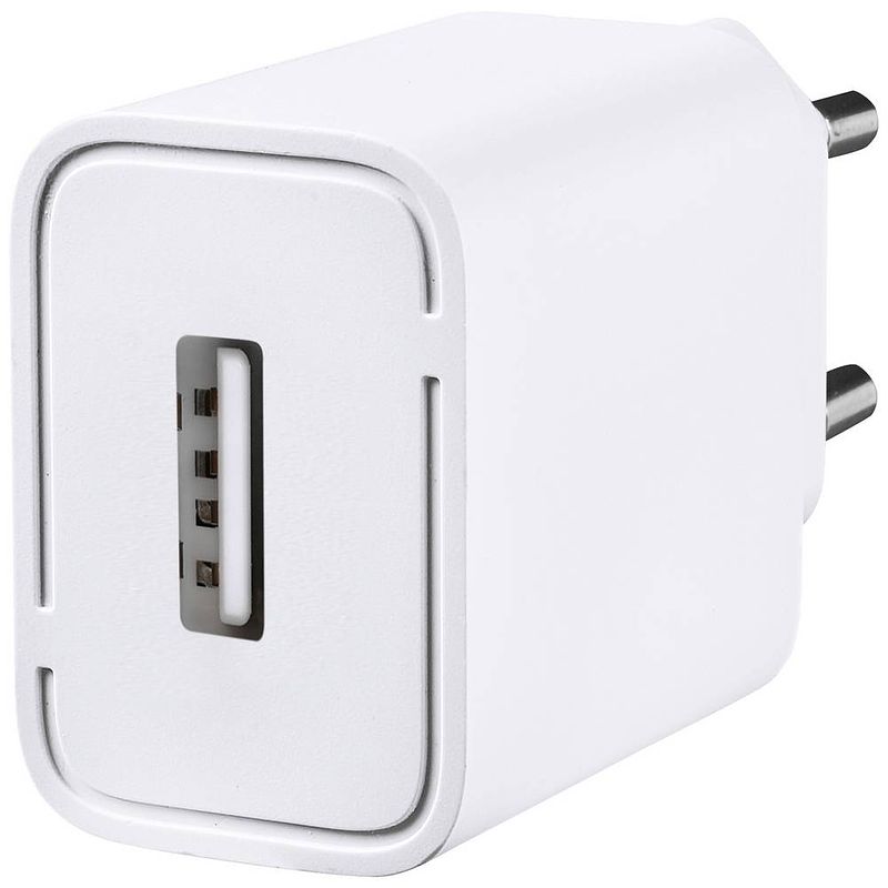 Foto van Vivanco chargvvusb2.4aw 37562 usb-oplader thuis uitgangsstroom (max.) 2.4 a 1 x usb 2.0 bus a