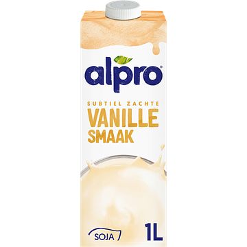 Foto van Alpro sojadrink vanille smaak houdbaar 1l bij jumbo
