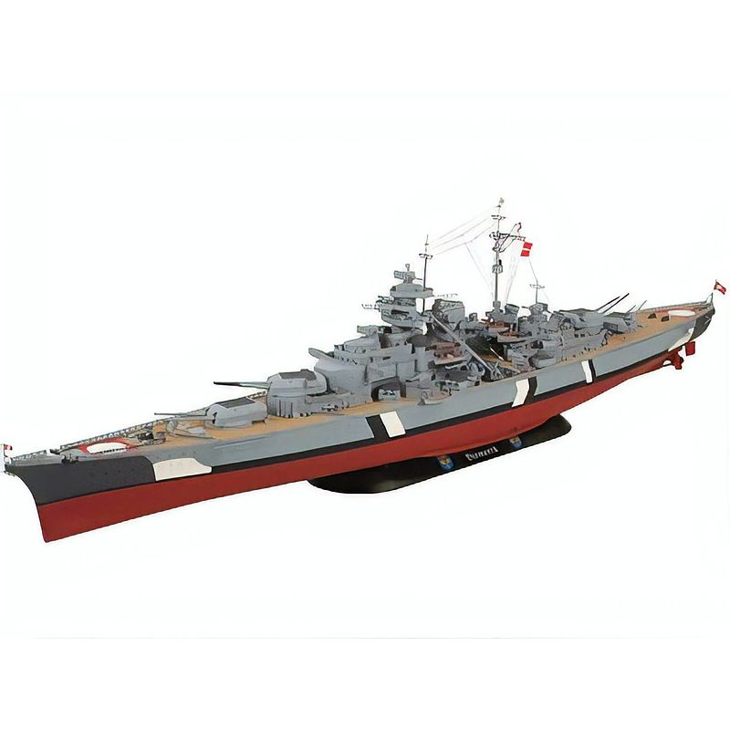 Foto van Revell modelschip bismarck 72 cm 659-delig