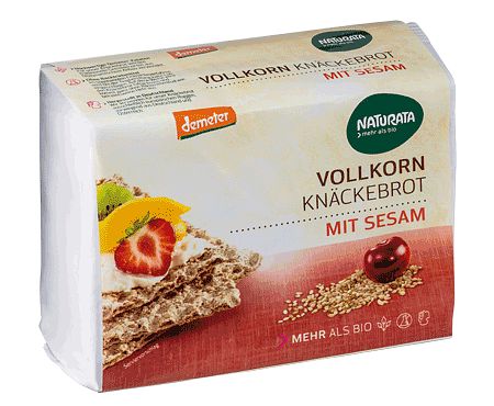 Foto van Naturata knäckebröd sesam biologisch