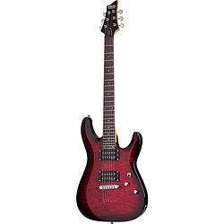 Foto van Schecter c-6 plus see-thru cherry burst elektrische gitaar