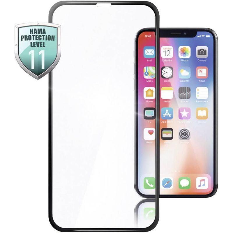 Foto van Hama 3d-full-screen-beschermglas voor apple iphone 11 pro max zwart