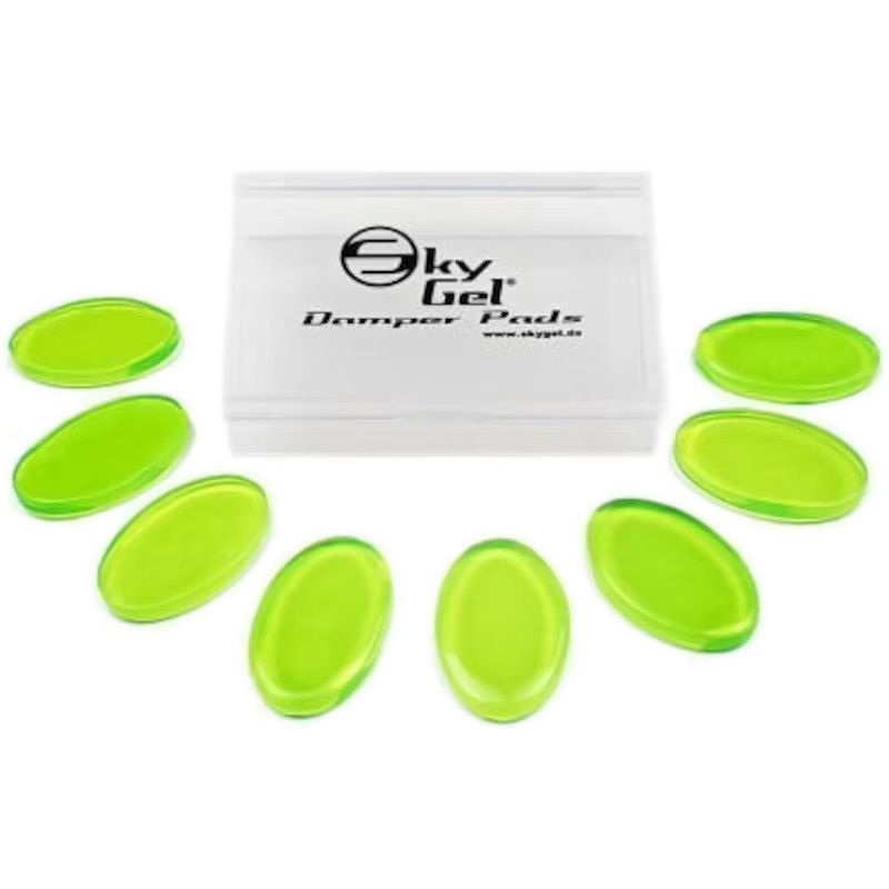 Foto van Skygel damper pads cristal green (set van 8)