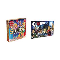 Foto van Spellenbundel - 2 stuks - stratego junior & cluedo