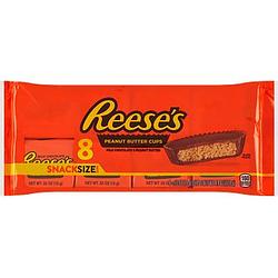 Foto van Reese'ss peanut butter cups 8 stuks 124g bij jumbo