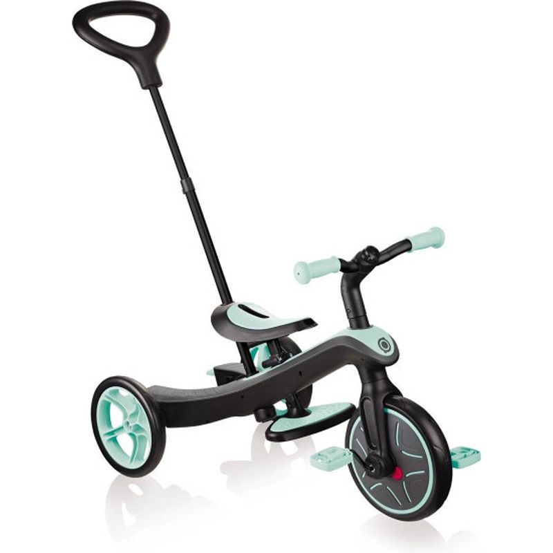 Foto van Globber trike explorer 4 in 1 - driewieler - loopfiets - mint