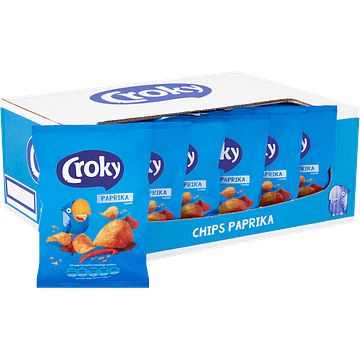 Foto van Croky paprika 20 x 45g bij jumbo