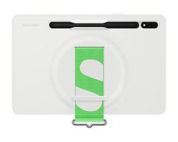 Foto van Samsung strap cover voor tab s8 tablethoesje wit