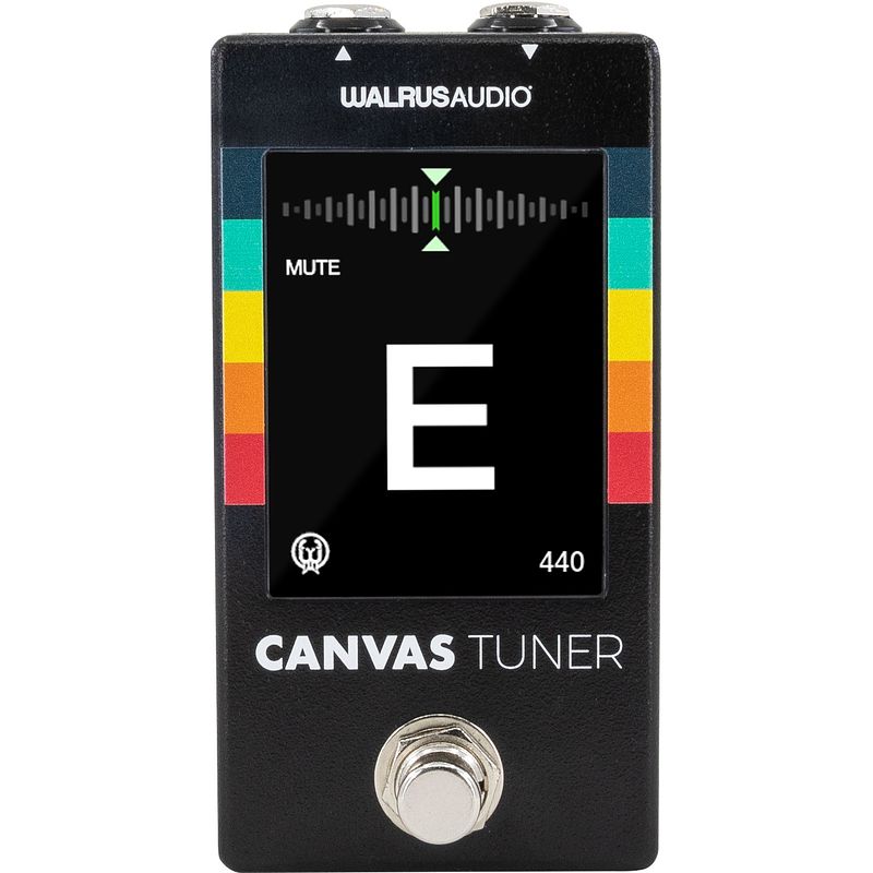 Foto van Walrus audio canvas tuner guitar tuner pedaal