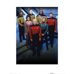 Foto van Pyramid star trek the next generation enterprise officers kunstdruk 60x80cm